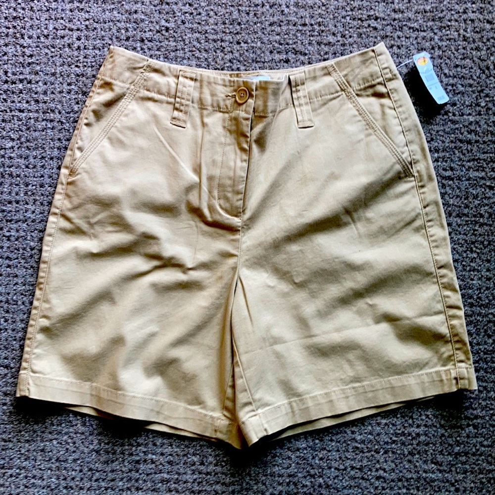Talbots Classic Khaki Summer Shorts